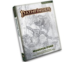 Paizo Publishing Pathfinder RPG 2E Remastered Monster Core Sketch Cover
