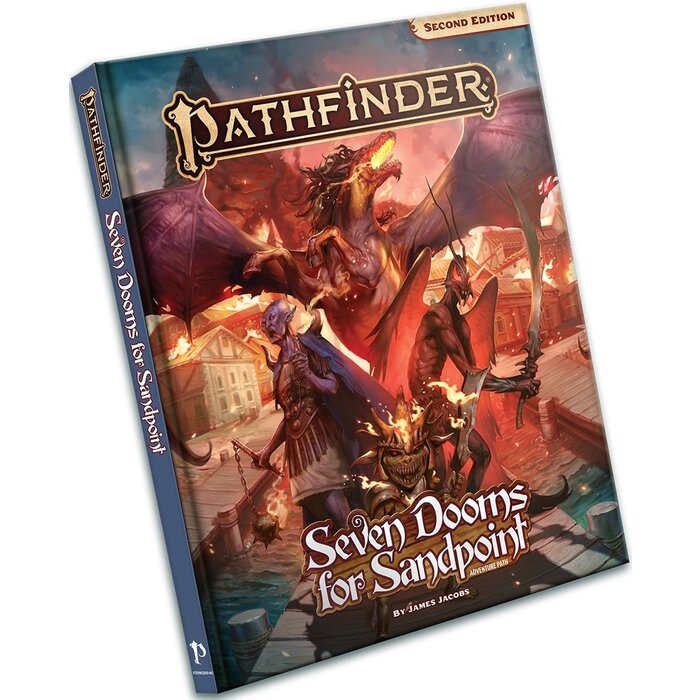 Paizo Publishing Pathfinder RPG 2E Adventure Path Seven Dooms for Sandpoint Hardcover