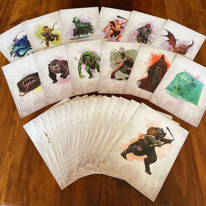 Beadle & Grimm's Dungeons & Dragons 5E: Encounter Cards - Challenge 0 - 6 Pack 1
