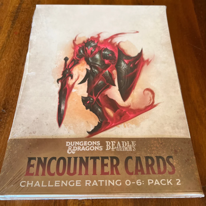 Beadle & Grimm's Dungeons & Dragons 5E: Encounter Cards - Challenge 0 - 6 Pack 2