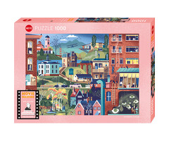 Heye Puzzles 1000 pcs - Movie Masters: Hitchcock Films (Clérisse)