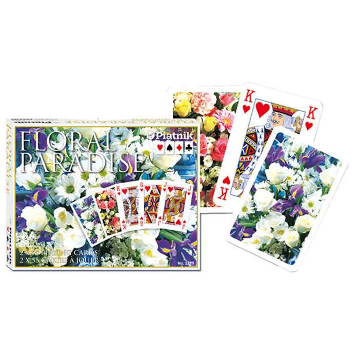 Piatnik Playing Cards - Piatnik: Floral Paradise Double Deck