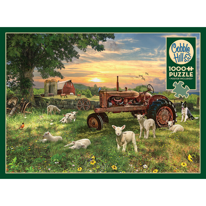 Cobble Hill Puzzles 1000 pcs - Field at Sunrise