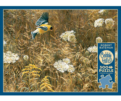 Cobble Hill Puzzles 500 pcs - Queen Anne's Lace & American Goldfin