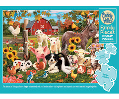 Cobble Hill Puzzles 350 pcs - Family Farm (Family Puzzle)