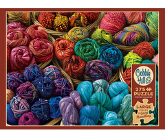 Cobble Hill Puzzles 275 pcs - A Yen for Yarn (Easy Handling)