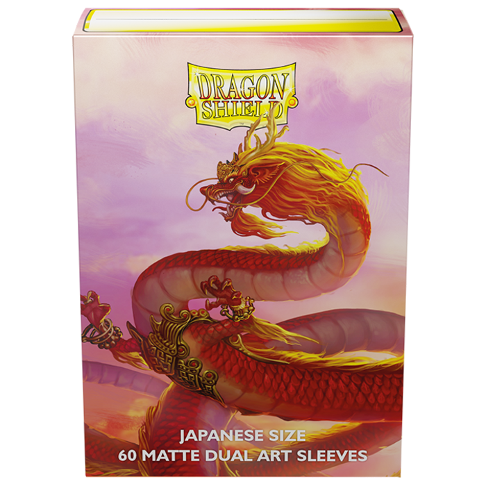 Arcane Tinmen Sleeves - 59x86mm (Japanese) - Dragon Shield - 60/pk - Dual Matte - Year of the Wood Dragon