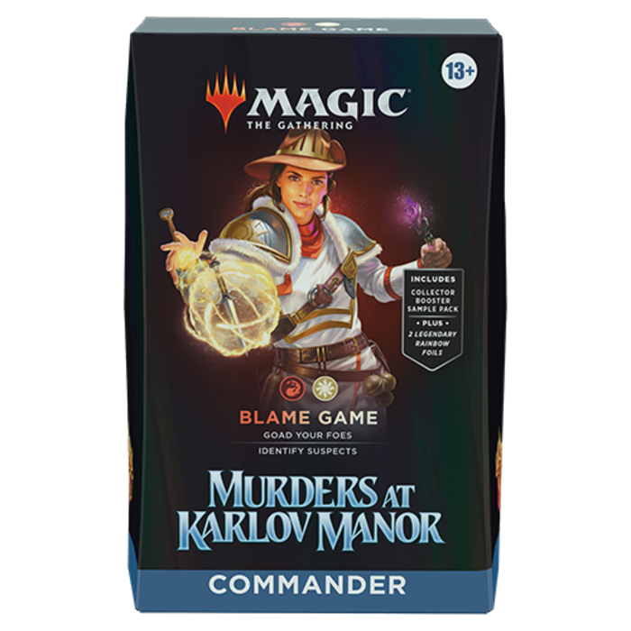 Wizards of the Coast Magic the Gathering TCG Murders at Karlov Manor Commander Bundle
