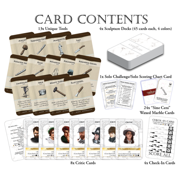 Grand Gamers Guild Chiseled: A Deck Sculpting Card Game