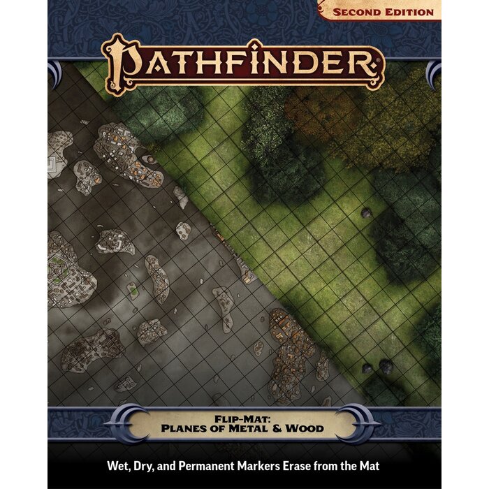Paizo Publishing Pathfinder Flip-Mat: Planes of Metal & Wood