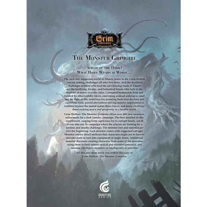 Ghostfire Gaming Grim Hollow RPG: The Monster Grimoire