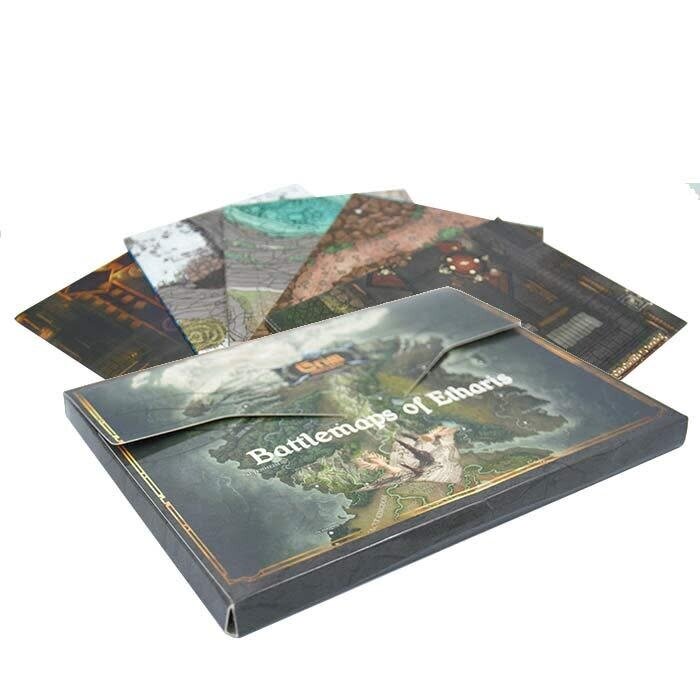 Ghostfire Gaming Grim Hollow RPG: Battlemaps of Etharis