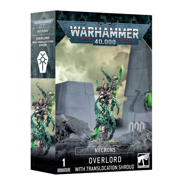 Games Workshop Warhammer 40K: Necrons - Overlord with Translocation Shroud