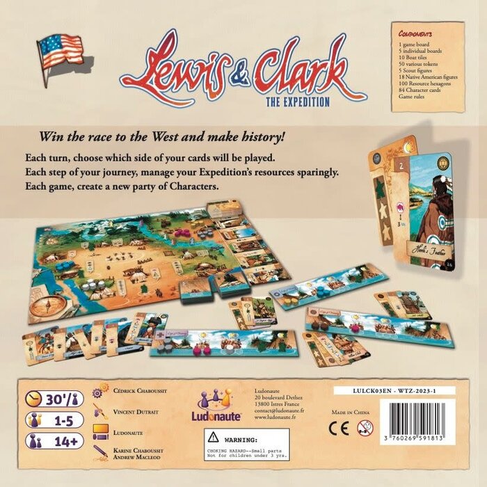 Ludonaute Lewis and Clark: The Expedition (2nd Edition)