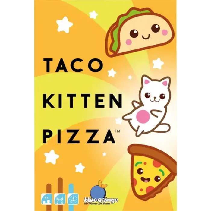 Blue Orange Taco Kitten Pizza