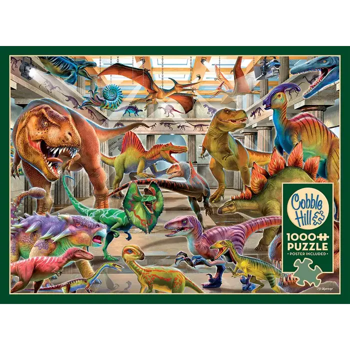 Cobble Hill Puzzles 1000 pcs - Dino Museum