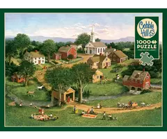 Cobble Hill Puzzles 1000 pcs - Picnic by the Bridge