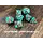 7-Piece RPG Premium Metal Dice Set: Jasper Dragon Scale