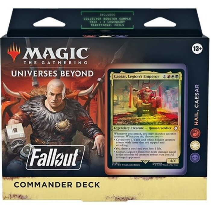 Wizards of the Coast Magic The Gathering TCG Fallout Commander Decks