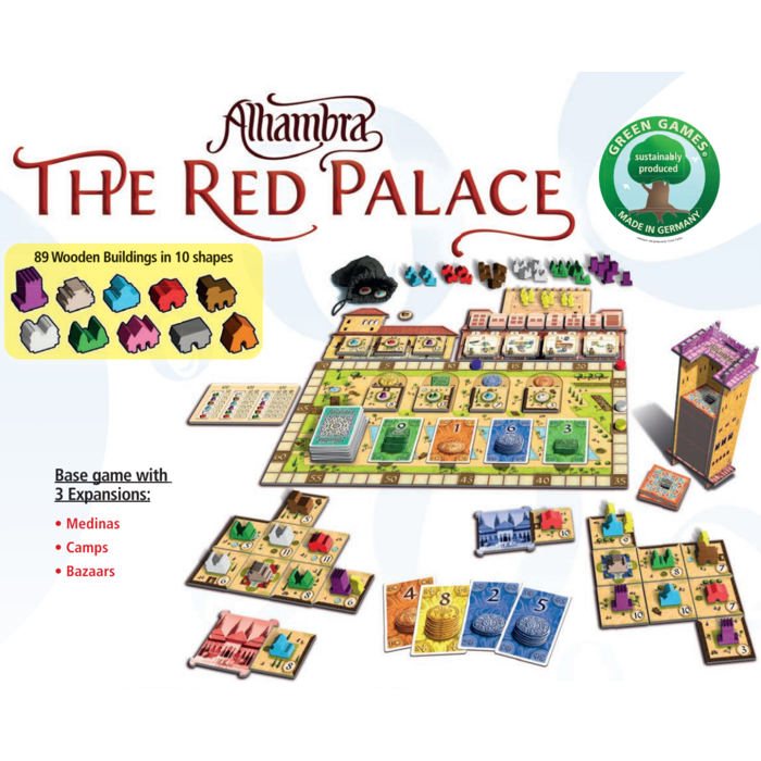Queen Games Alhambra: The Red Palace (20th Anniversary Edition)