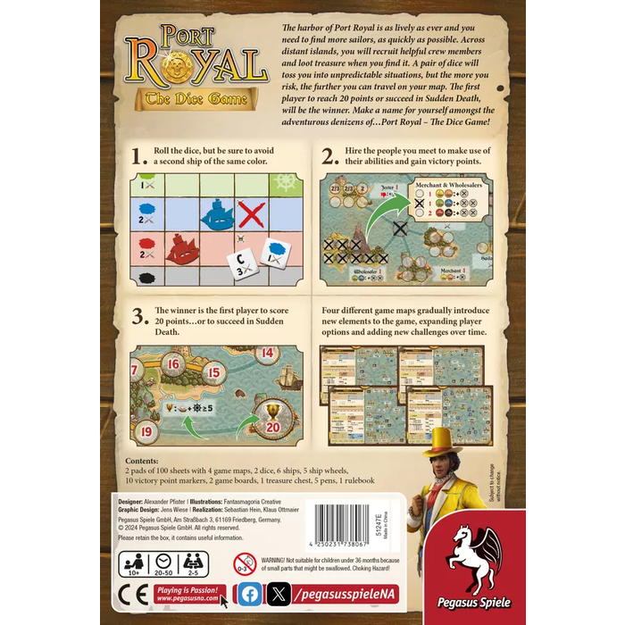 Pegasus Spiele Port Royal: The Dice Game