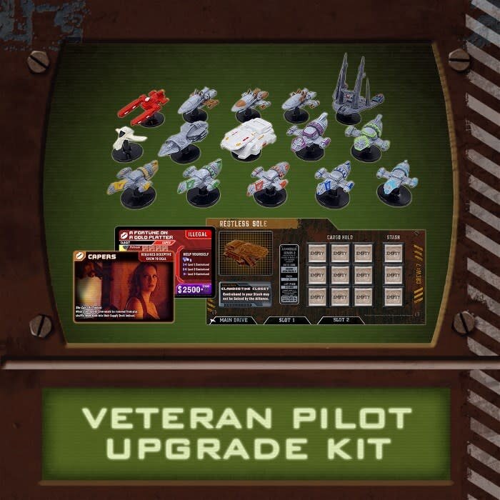 Gale Force Nine Firefly: The Game - 10th Anniversary Veteran Pilots Upgrade Kit