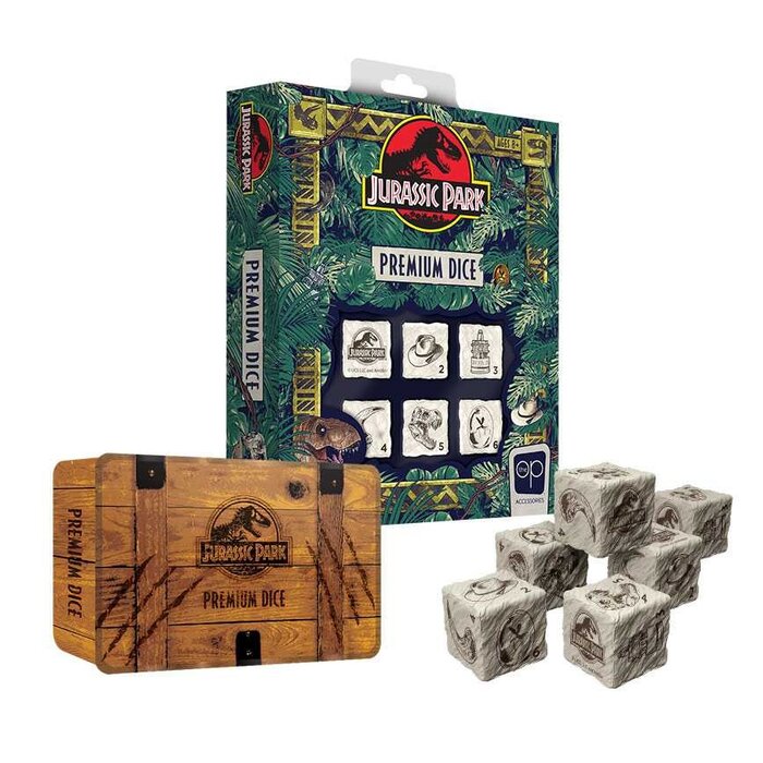 The OP Jurassic Park Premium Dice Set - 6 pcs