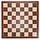 Chessboard 22" - Mahogany and Sycamore Wooden Chess Board with Algebraic Notation