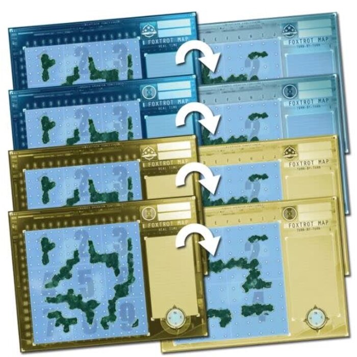 Matagot Captain SONAR: Foxtrot Map Promo