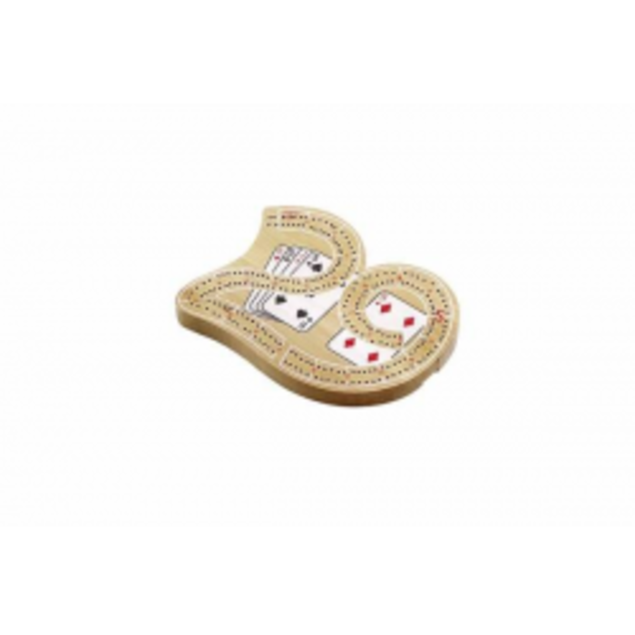 CHH Classic "29" Wooden Cribbage Board: 2 Lane (Small)