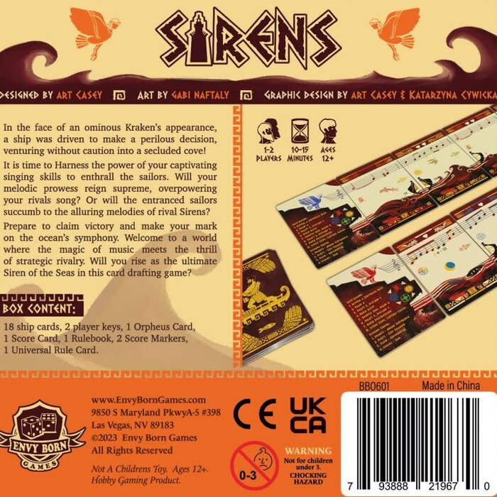 Misc Board Games Sirens
