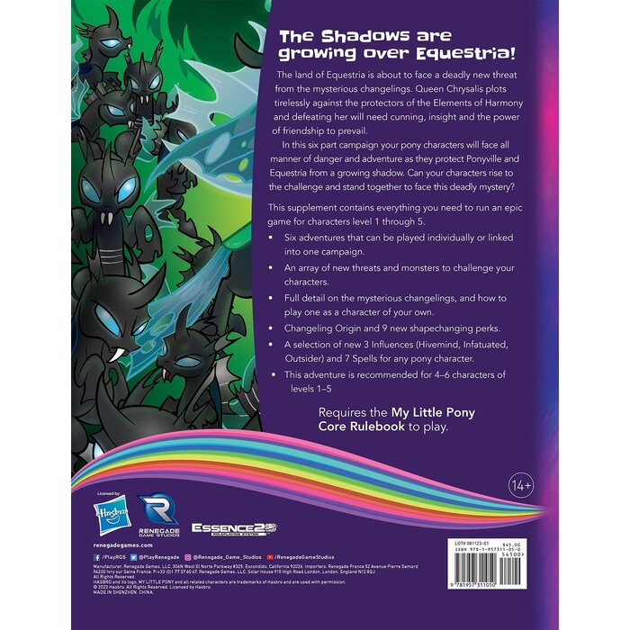 Renegade Game Studios My Little Pony RPG: Dark Skies Over Equestria