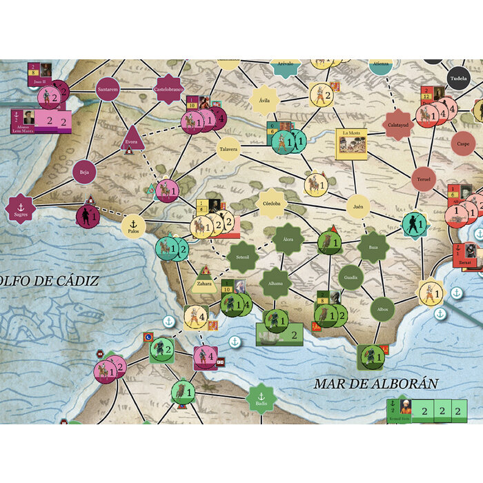GMT Games Tanto Monta: The Rise of Ferdinard and Isabella