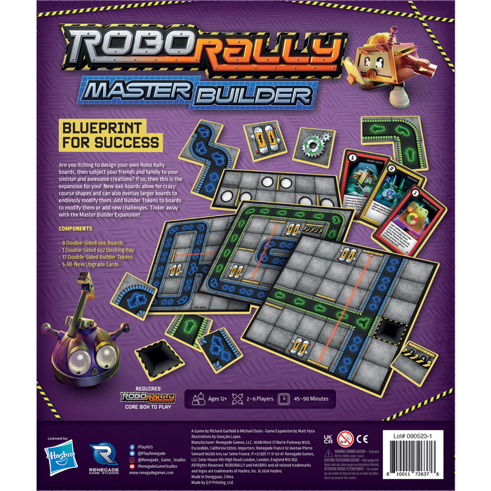 Renegade Game Studios Robo Rally: Master Builder Expansion