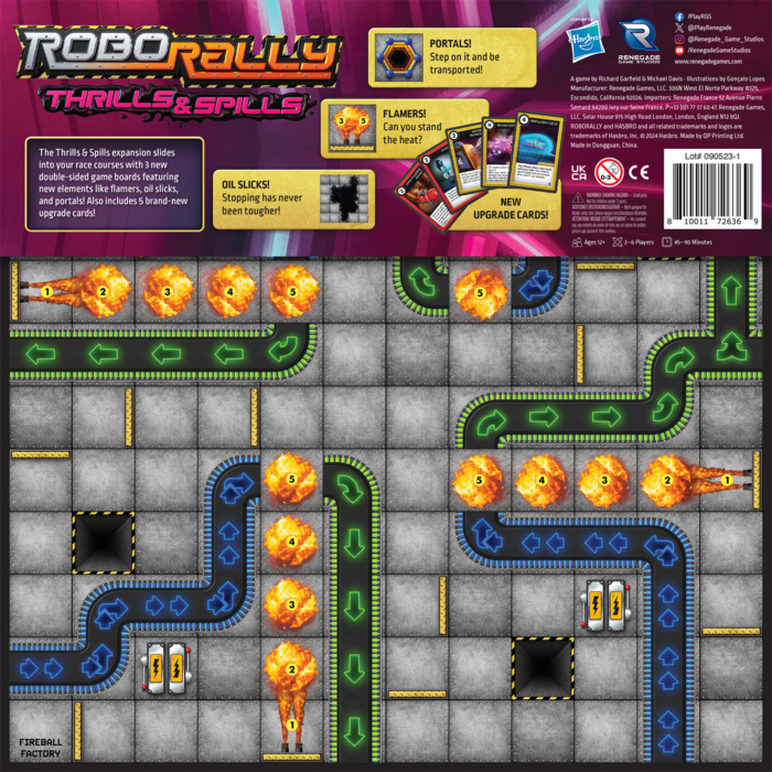 Renegade Game Studios Robo Rally: Thrills & Spills Expansion