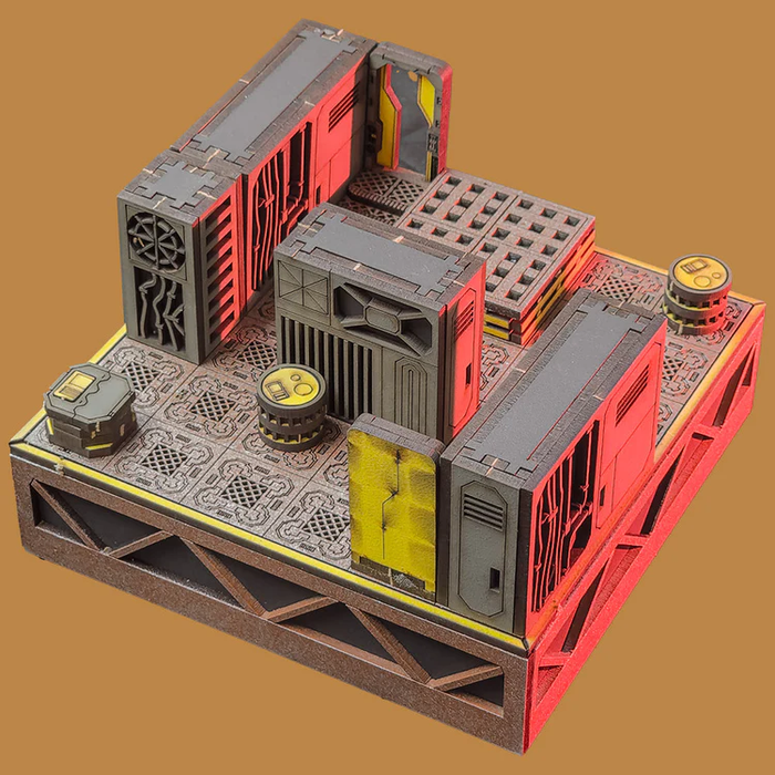 Misc Board Games Demon Ship Terrain Set