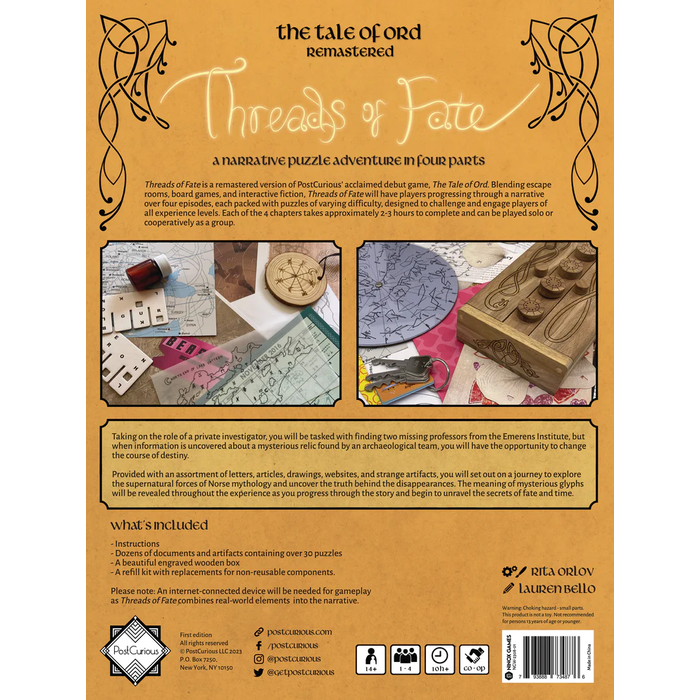 PostCurious Threads of Fate: A Puzzletale