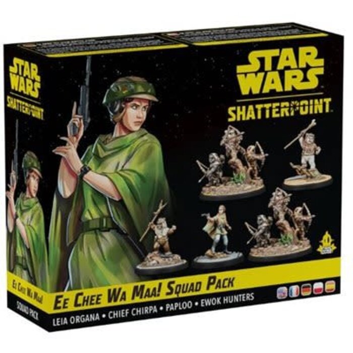 Atomic Mass Games Star Wars - Shatterpoint: Ee Chee Wa Maa!: Endor Leia Organa Squad Pack