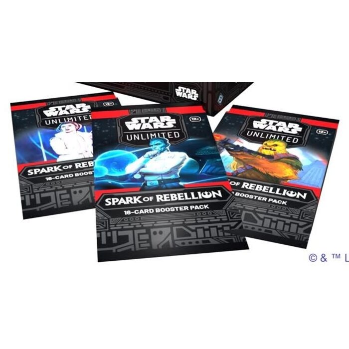 Fantasy Flight Games Star Wars Unlimited TCG Spark of Rebellion Booster Pack **LIMIT 6 PER CUSTOMER**