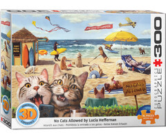 Eurographics 300 pcs - No Cats Allowed (3D Lenticular)