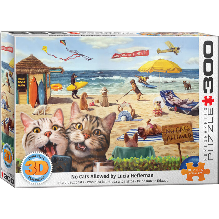 Eurographics 300 pcs - No Cats Allowed (3D Lenticular)