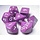 Koplow Jumbo 7-Piece Polyhedral Opaque Purple Dice Set in Tube