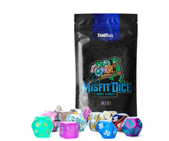 Fanroll Misfit Dice Mystery Bag - 2 Mini 7-Piece RPG Sets