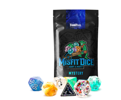 Fanroll Misfit Dice Mystery Bag - 7-Piece RPG Set