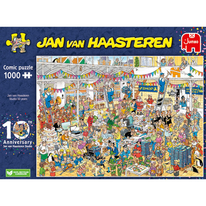 Jumbo Puzzles 1000 pcs - Jan van Haasteren: 10th Anniversary