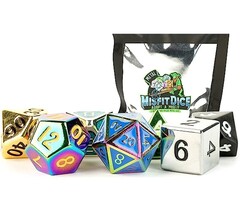Fanroll Misfit Dice Mystery Bag - Metal 7-Piece RPG Set