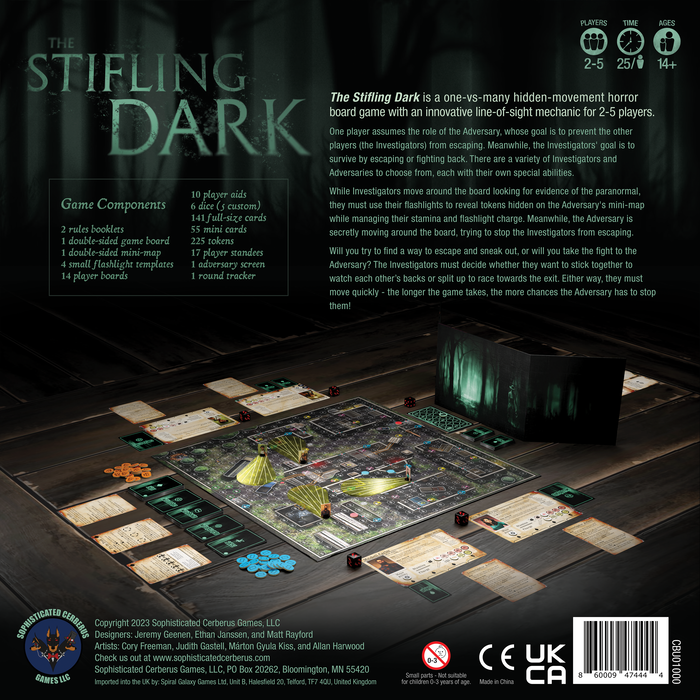 Misc Board Games The Stifling Dark