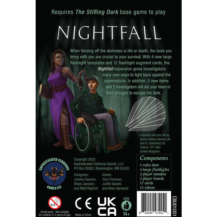 Misc Board Games The Stifling Dark: Nightfall Expansion