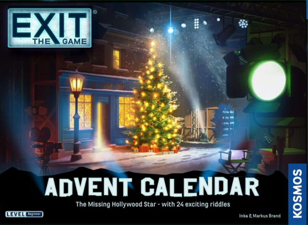 PRE-ORDER** Exit: Advent Calendar - The Missing Hollywood Star -  Boardgames.ca