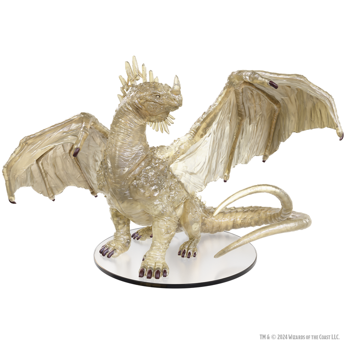 Wizkids/NECA LLC D&D Icons of the Realms: Adult Crystal Dragon Premium Painted Miniature
